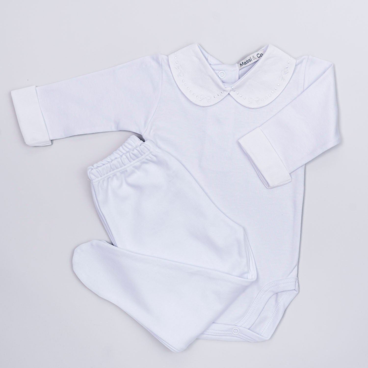 White on White Bodysuit Set