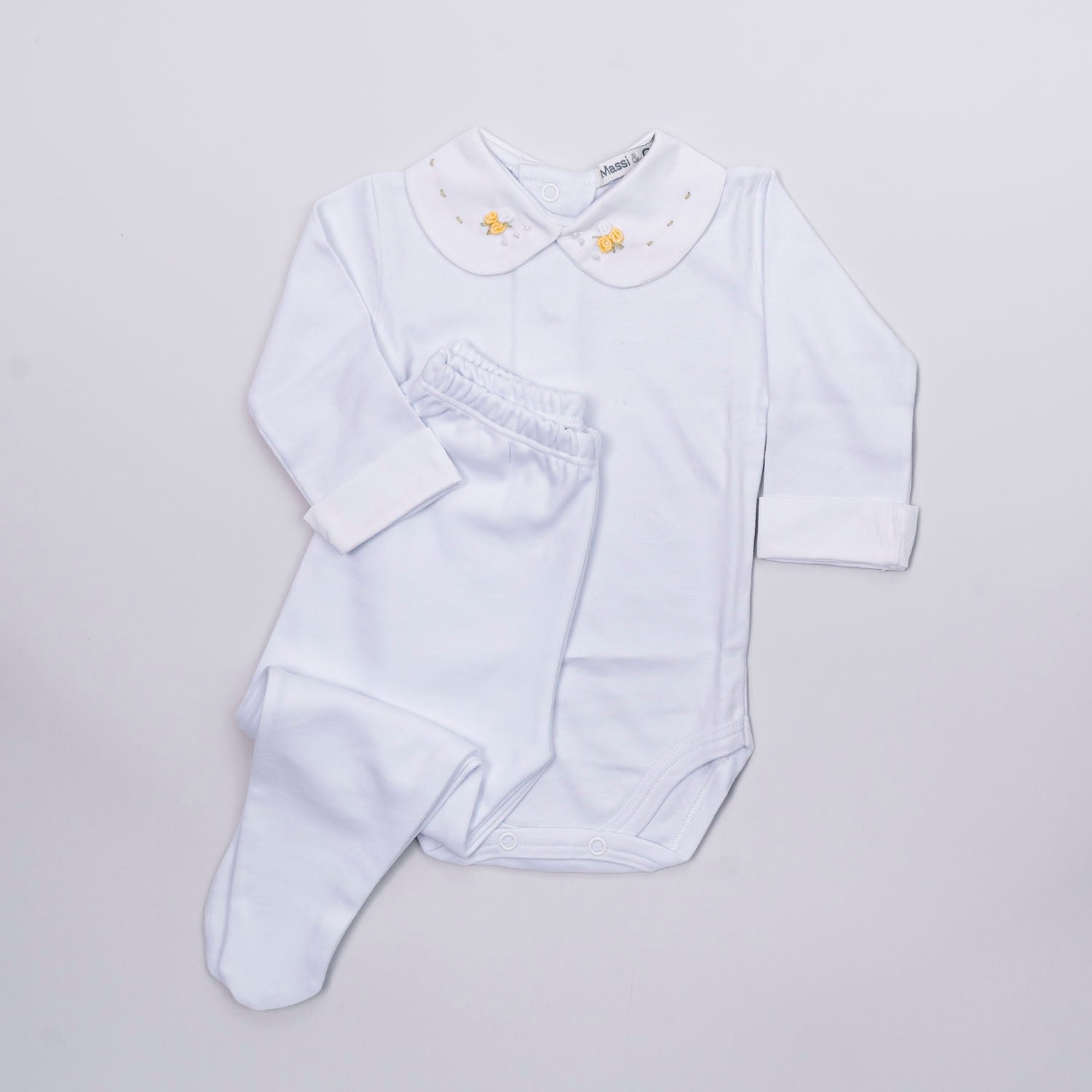 Yellow Roses Bodysuit Set